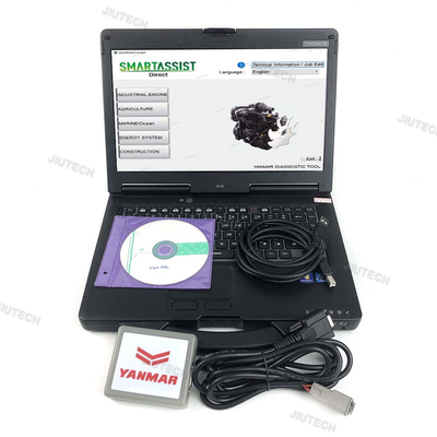 For YANMAR Diagnostic Service Tool For Yanmar Diesel Engine Agriculture Excavator Tractor Diagnostic Tool With CF53 Laptop