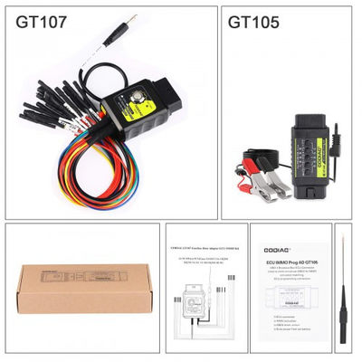 GODIAG GT105 ECU IMMO Kit Plus GT107 DSG Gearbox Data Read/Write Adapter για DQ250, DQ200, VL381, VL300, DQ500, DL501 Συμβατό με PCMTuner, Kess V2, PCMFlash, KTMBench κλπ.