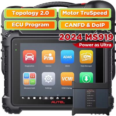 2025 Autel Maxisys MS919 Diagnostic Scanner 5-in-1 VCMI, ECU Programming & Coding, Topology Module Mapping, Same as MS Ultra Upgraded of MS909