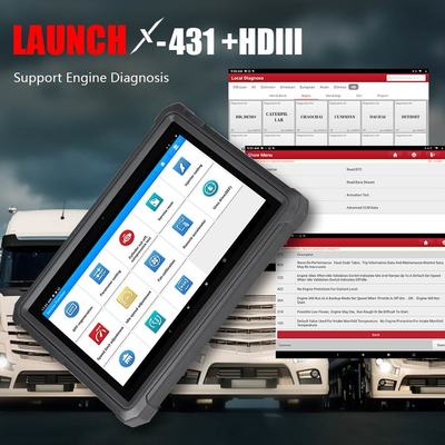 LAUNCH X431 V+ HD3 Heavy-Duty Truck Diagnostic Tablet WiFi/Bluetooth | Commercial Fleet & ECU Programming