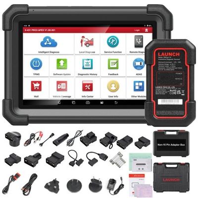2025 LAUNCH X431 PRO3 APEX 10inch Diagnostic Scanner Support Topology Map Online Coding CAN FD & DoIP HD Truck Scan with 37+Services