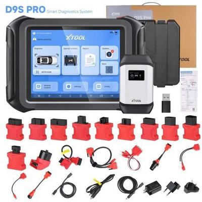 2025 XTOOL D9S Pro Wifi Connection Auto Diagnostic Scanner Support ECU Coding Topology Mapping Key Programming 42 Service Functions CAN FD DoIP
