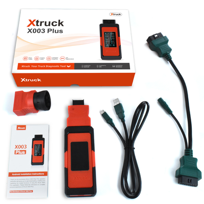 Εργαλείο διάγνωσης φορτηγών Xtruck X003 Plus Διάβασμα κωδικών σφαλμάτων και ροών δεδομένων για Cummins / Volvo / Scania