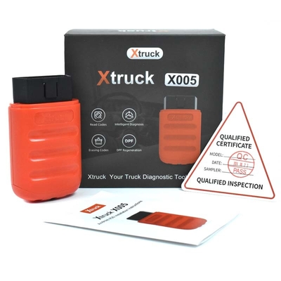 Xtruck X005 Intelligent Diagnostic ECU Υποστήριξη ανάγνωσης και αναμνηστικής για SHAC-MAN SINOTRUK Dong-Feng FAW WEICHAI