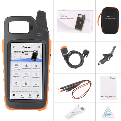 Xhorse VVDI Key Tool Max Pro με λειτουργία MINI OBD Tool Υποστήριξη πολλαπλών γλωσσών CAN FD/ Τάση και Ρεύμα Διαρροής