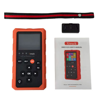 Xtruck 819 OBD2 Σαρωτής Διαγνωστικός Ελεγκτής Αυτοκινήτων με Βελτιωμένη Λειτουργία OBDII 6, Υποστήριξη 9 Κύριων Πρωτοκόλλων και Οθόνη IPS 2,8 ιντσών