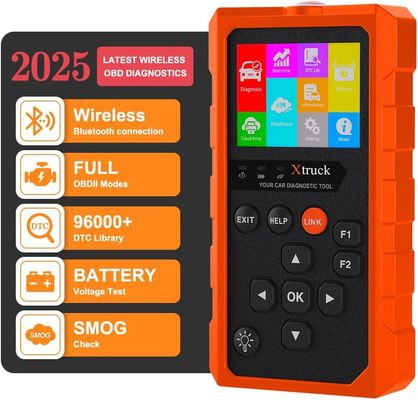 Xtruck 819 Κουρητός σαρωτής OBDII με ενισχυμένη λειτουργία OBD2 6, υποστήριξη 9 μεγάλων πρωτοκόλλων και οθόνη IPS 2,8 ιντσών