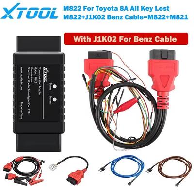 XTOOL M822 M821 Εξομοιωτής Κλειδιού Για Toyota A8 Για Καλώδιο Benz Όλα τα Κλειδιά Χαμένα Προγραμματισμός Κλειδιού Χρειάζεται Συνεργασία Με Προγραμματιστή KC501 Για PAD3