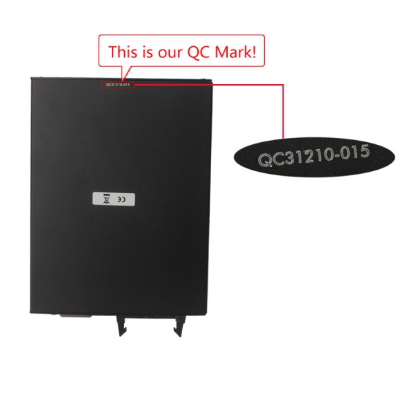 QC έκδοσης εργαλείων προγραμματισμού ECU KTAG κύριο σημάδι